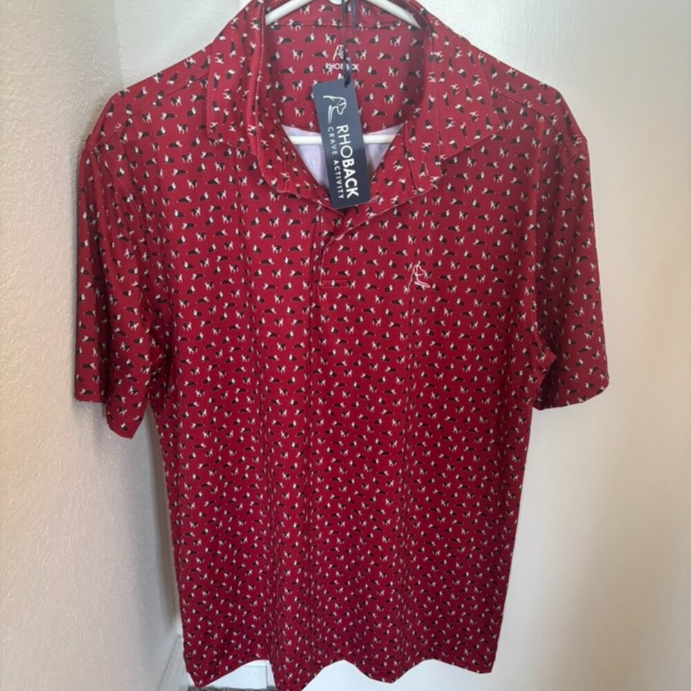 The Dawg | Men's Short Sleeve Performance Polo | Size M (NWT)